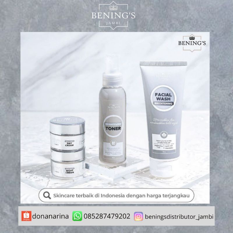 Benings Skincare Brightening Dr. Oky Pratama *FREE GIFT* | Bening’s indonesia Bening’s clinic