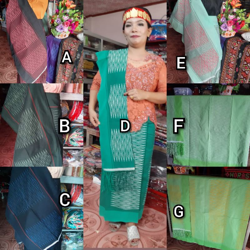 SONGKET MOTIF ULOS SIBOLANG SONGKET BATAK TREN SARUNG SELENDANG SONGKET WISUDA TENUN MURAH