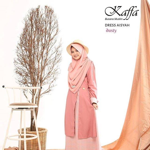 Dress aisyah dusty by kaffa busana