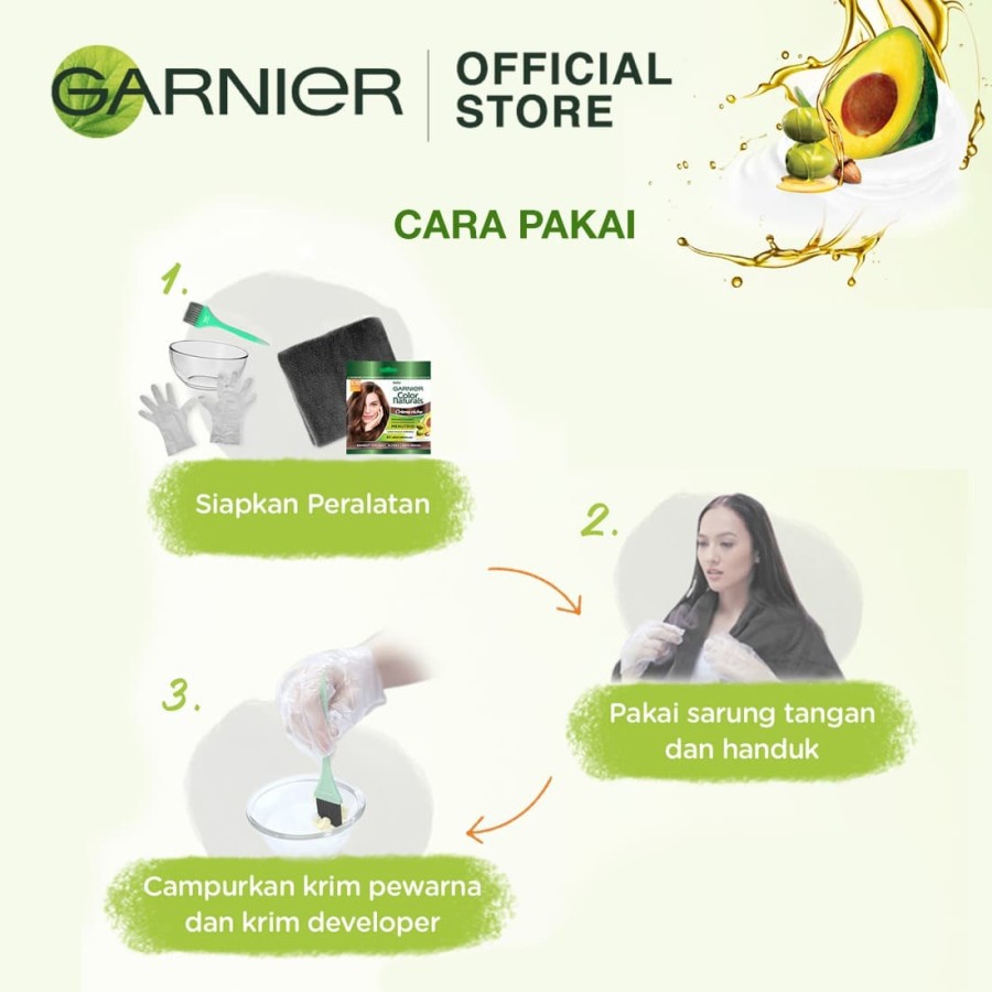 GARNIER COLOR NATURAL EXPRESS CREAM &amp; ULTRA COLOR / Pewarna Rambut Sachet