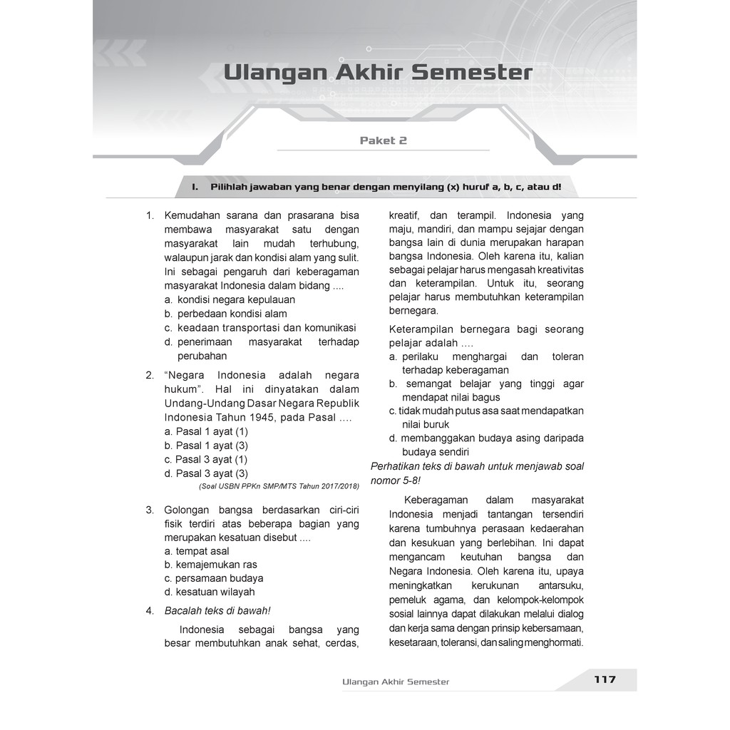 Download Contoh Soal Pkn Kelas X Semester 1 19 Images