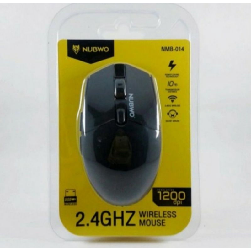 Mouse Wireless Suport Windows & Mac Os 2.4Ghz ORIGINAL NUBWO