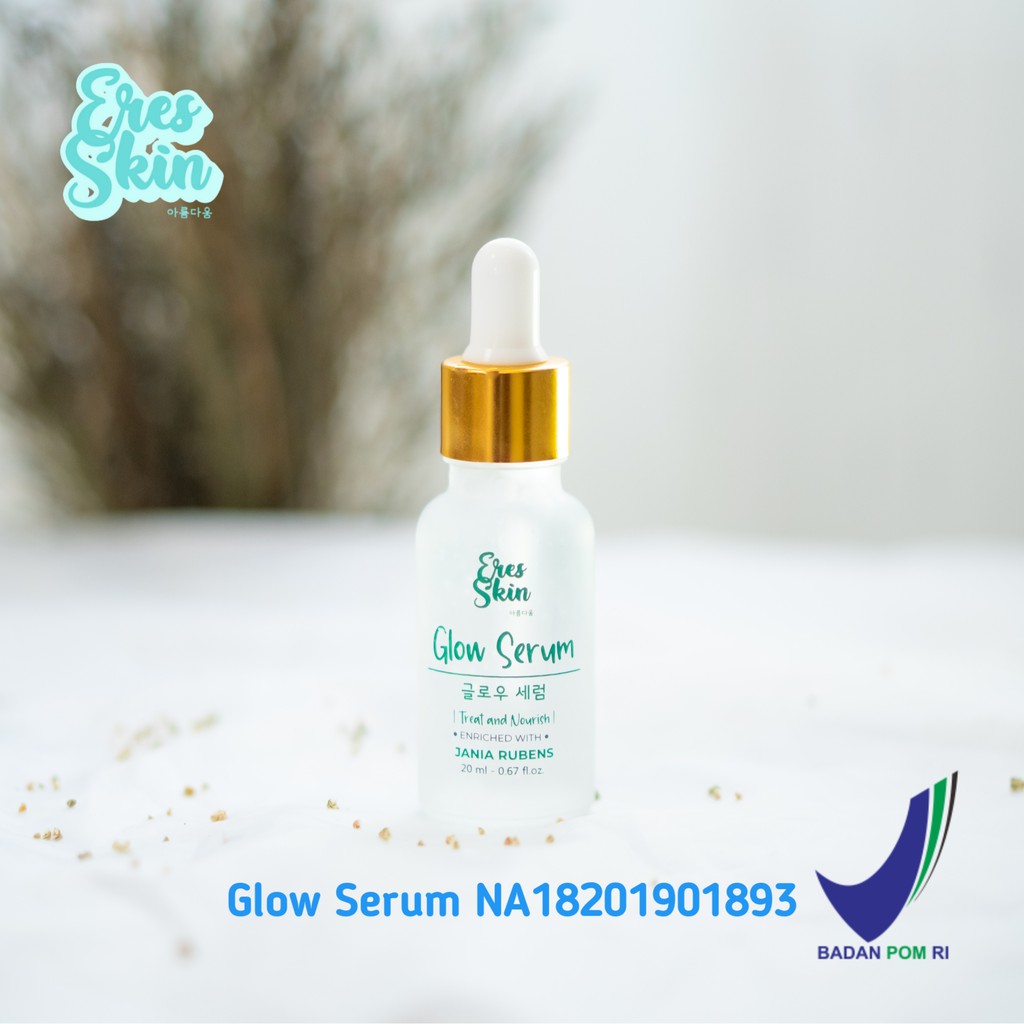 [ORIGINAL] GLOW SERUM WAJAH WHITENING PEMUTIH MUKA/FACE ACNE / DARK SPOT /BRIGHTENING ORI BPOM HALAL