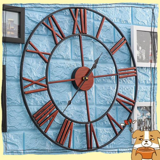 Jam Dinding Model Hollow Bahan Besi Untuk Dekorasi Rumah Q2 Mendakiryqy
