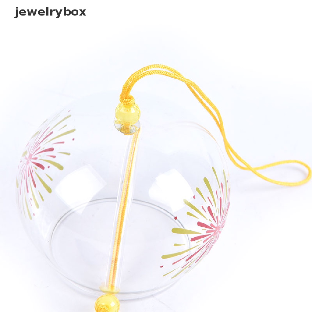 (jewelrybox) Lonceng Angin Gantung Bahan Kaca Gaya Jepang Untuk Dekorasi Taman / Jendela / Indoor