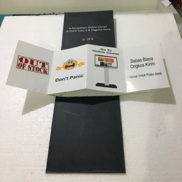 

pop up card hardcover size jumbo 14x42 cm