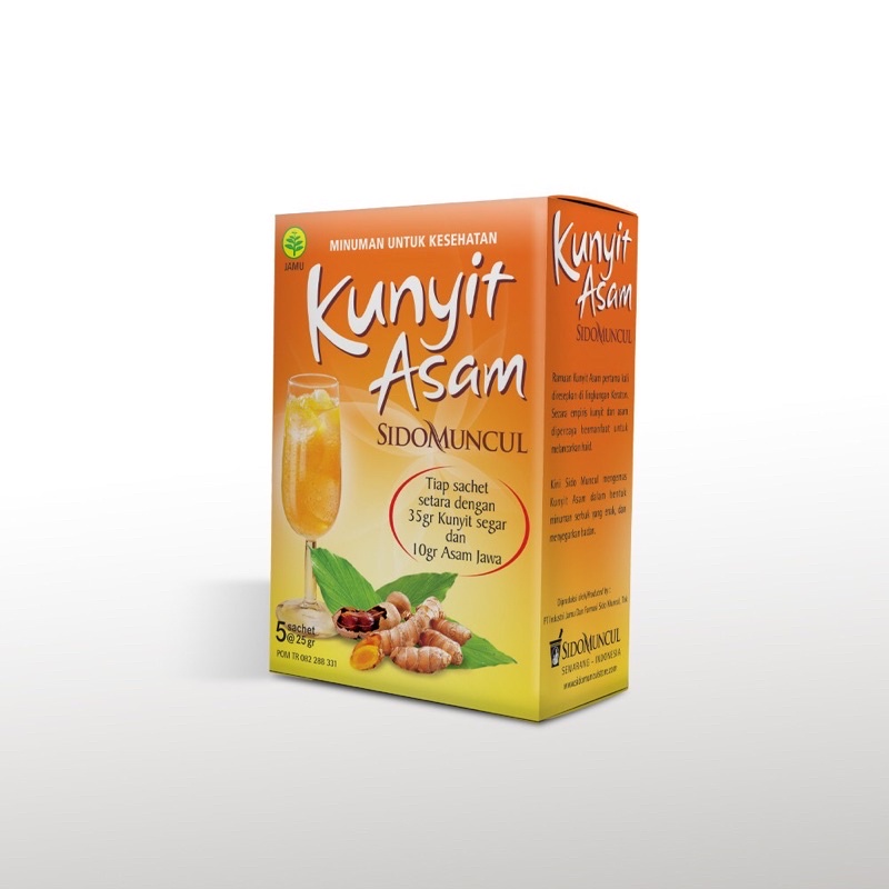 Kunyit Asam Box Isi 1-5 Sachet Sido Muncul