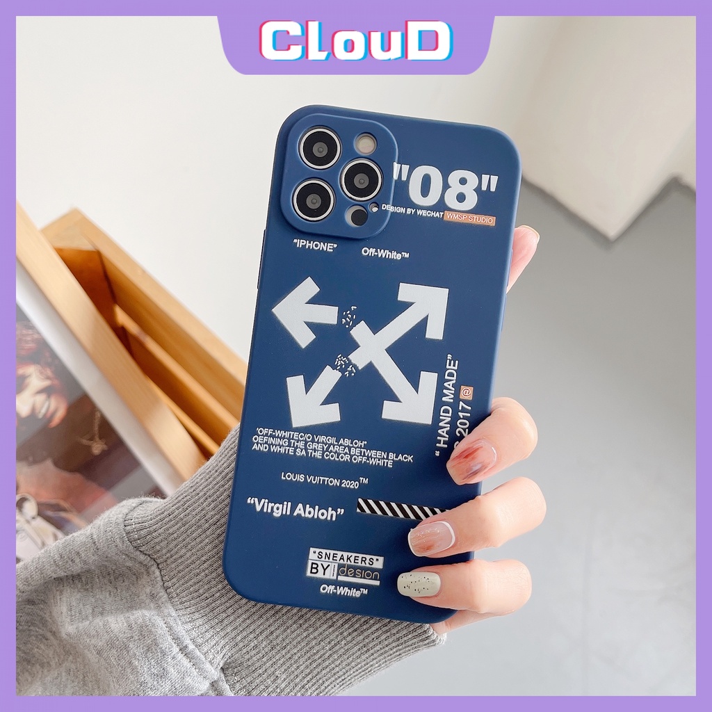 OFF-WHITE Soft Case Pelindung Lensa Bahan TPU Untuk Vivo Y20 Y15A Y17 Y11 Y15S Y12A Y11S Y33S Y33T Y20G Y53 Y91C Y91 Y30G Y01 Y30 Y12i Y20 Y15S Y20 Y20S Y20