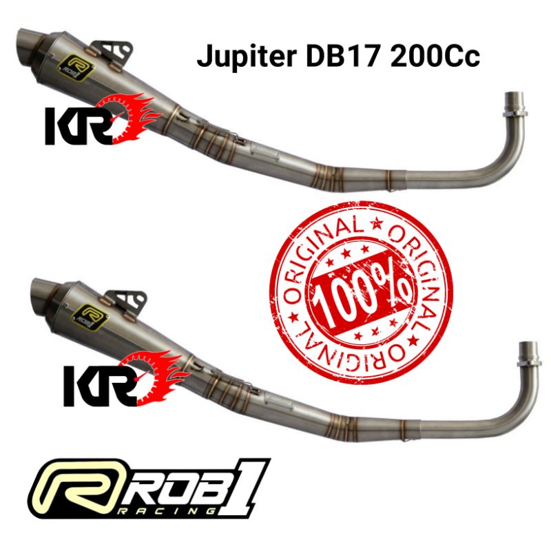Knalpot Rob1 Jupiter DB17 200cc Kompetisi Original Rob1