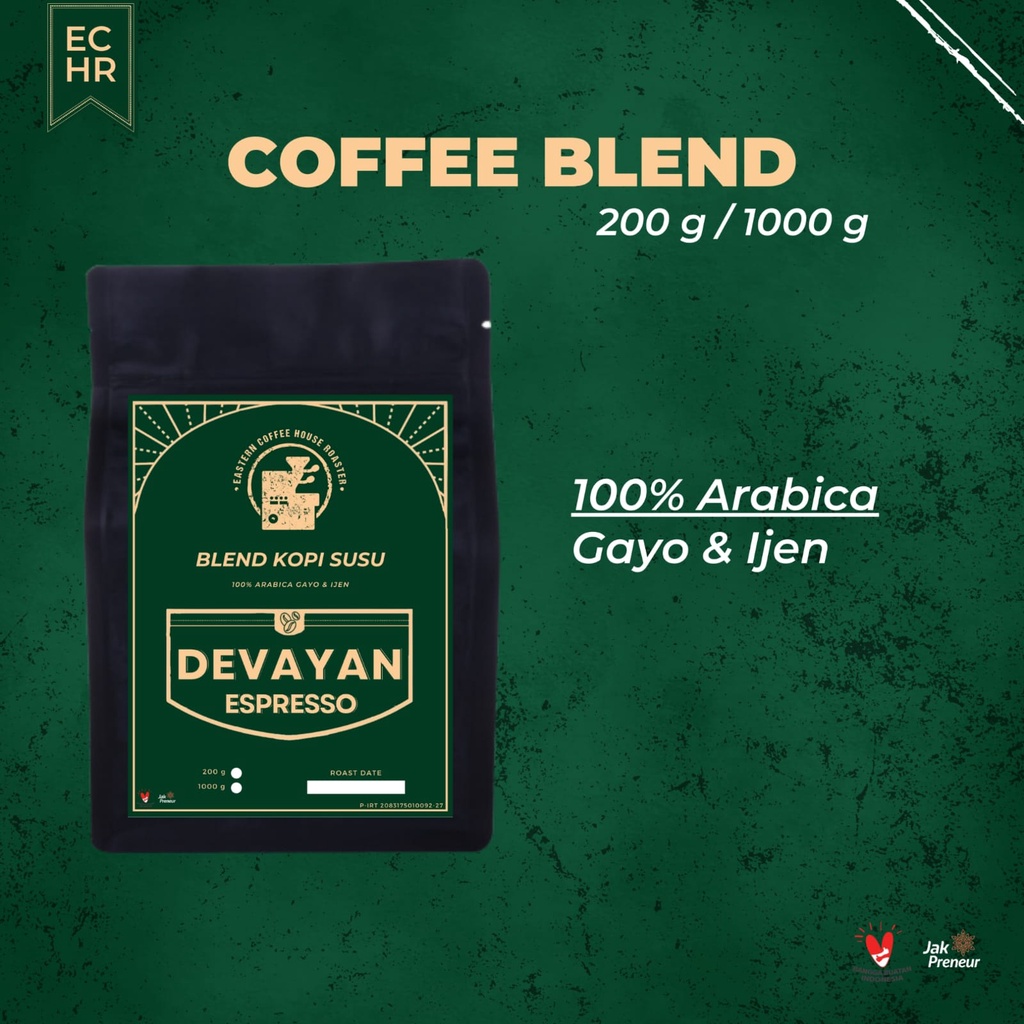 

Devayan Espresso | 100% Arabika | 200 gr | Blend Kopi Susu