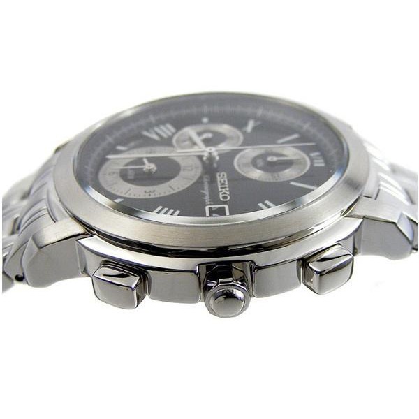 Seiko Quartz SNAB79P1 Chronograph Alarm Dual Time | Jam Pria SNAB79