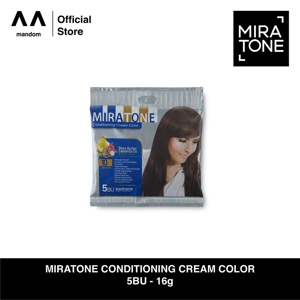 MIRATONE Conditioning Cream Color 5BU Deep Burgundy Sachet
