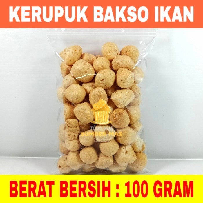 

KERUPUK BAKSO IKAN(100g) - 100 gram