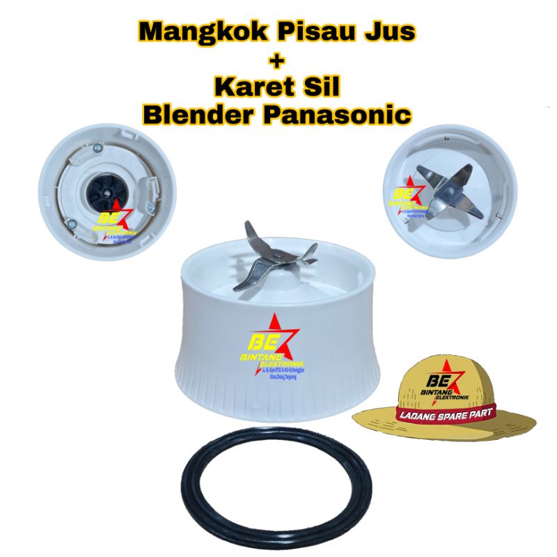 PISAU MANGKOK BLENDER PANASONIC MX-GX 1462 MANGKOK JUS BLENDER PANASONIC MX GX 1061 1521 1511 1011 2012 2062 1462 + sil