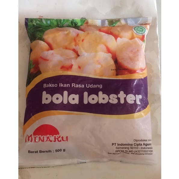 

MINAKU BAKSO IKAN RASA UDANG BOLA LOBSTER 500g