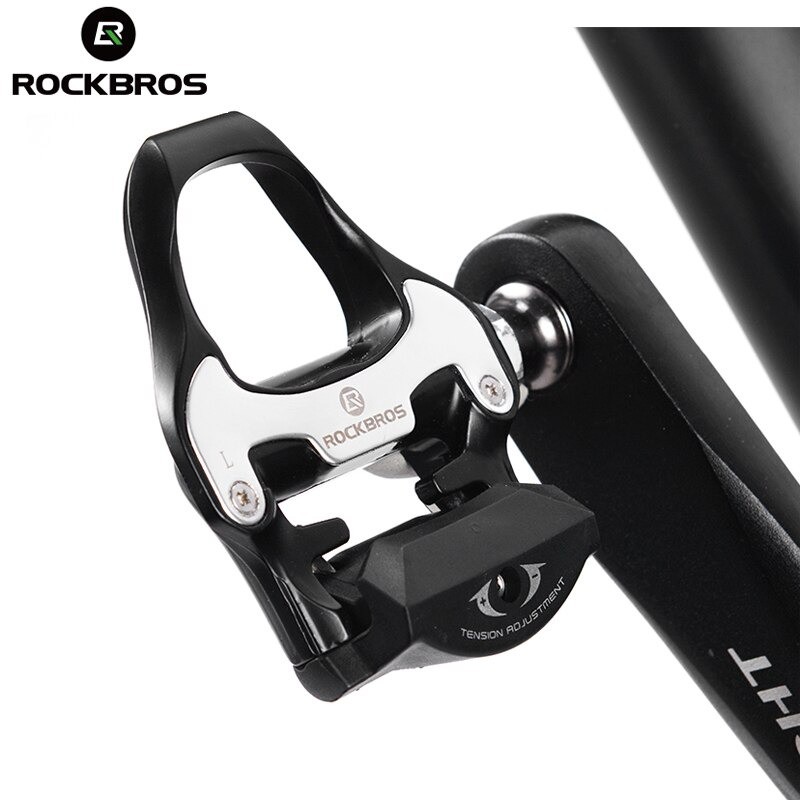 Rockbros Kunci Sepatu Pedal Sepeda Self-locking Pedal Ultralight 2PCS - SPD-SL - Silver