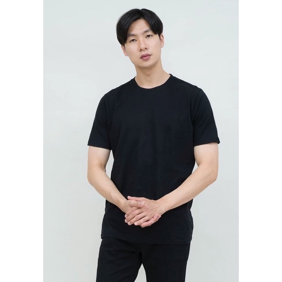 Kaos polos pria wanita katun combed unisex lengan pendek