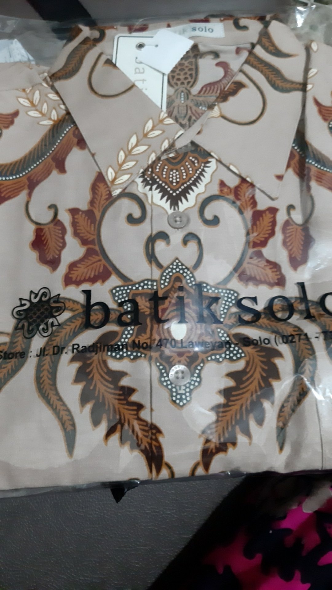 Batik Solo - Reg Men S/s Pari Seto