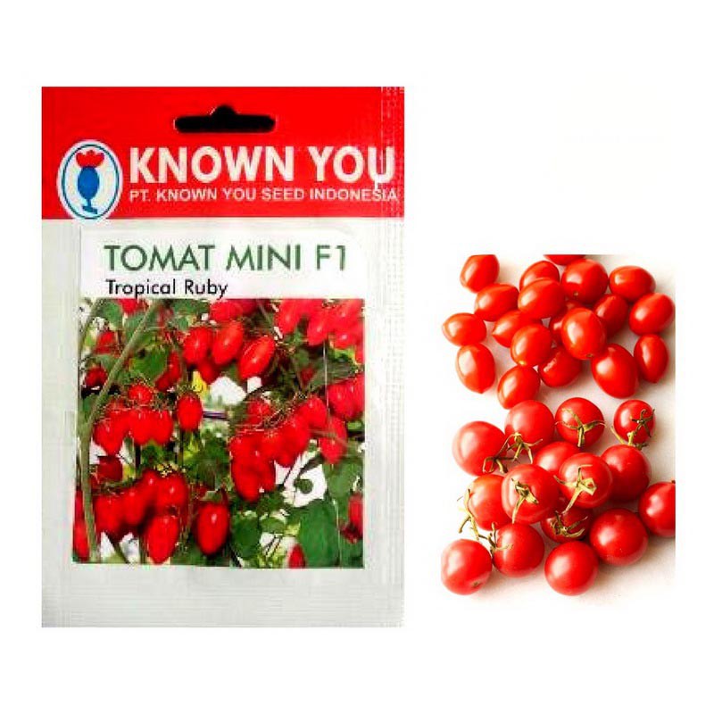 10 Seeds - Tomat Cherry Bibit Benih Biji Sayur Known You Seed - SR0084