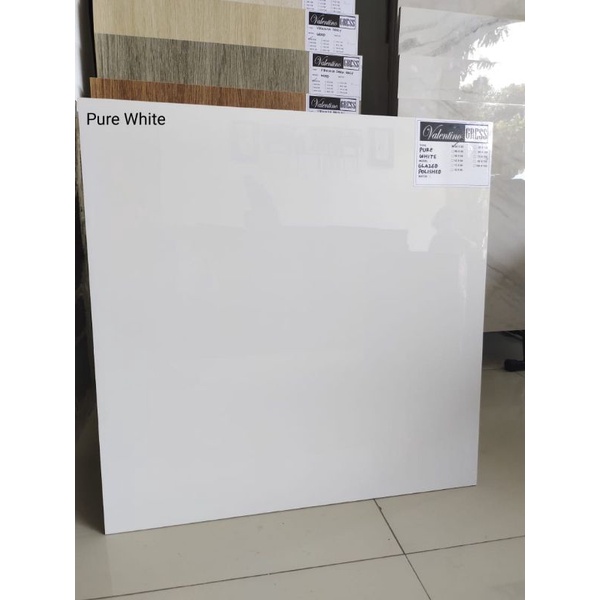 GRANITE LANTAI 60X60 PURE WHITE / VALENTINO GRESS / KW1 / GLOSSY