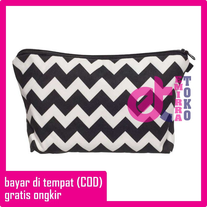 TAS KOSMETIK 3D Tas Kosmetik Pouch Tempat Kosmetik Tas Make Up Tempat Make Up Pouch Kosmetik