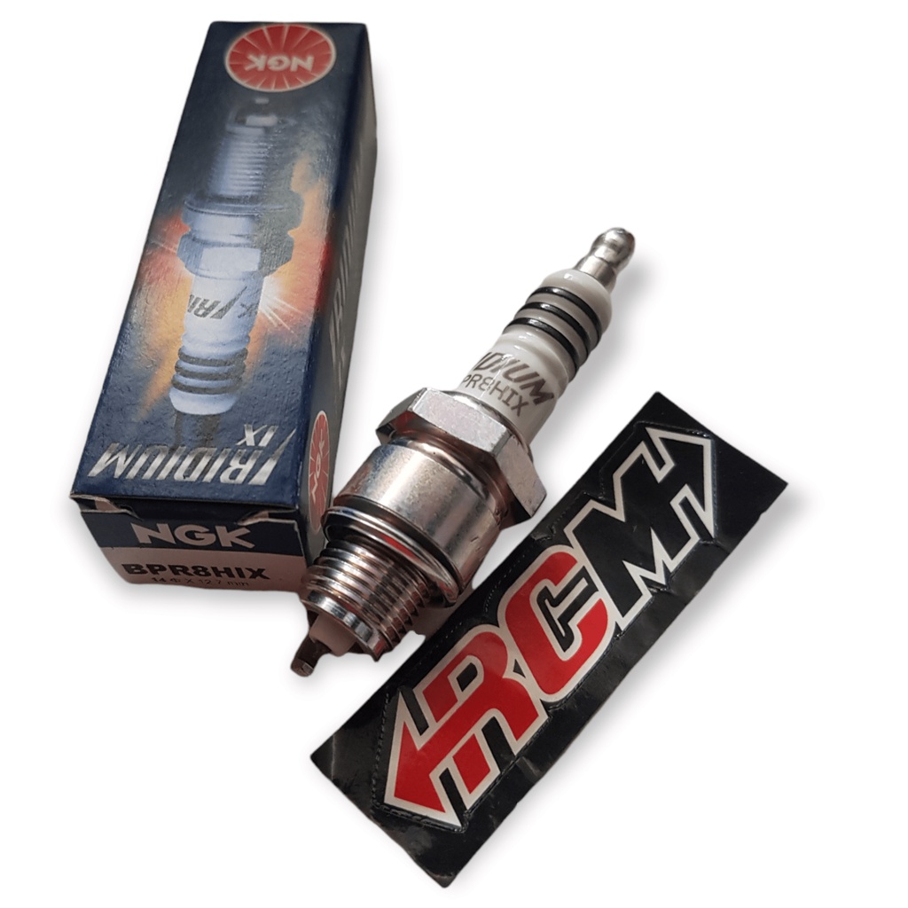 BUSI SPARKPLUG SPARK PLUG MOTOR RACING NGK BPR 8 HIX BPR8 BPR8HIX IRIDIUM RXK RX-KING RX-K RX KING RXS RX-S YT155 YT 155 CRYSTAL RC BRAVO TORNADO RGR 150 ORI ORIGINAL NGK ASLI