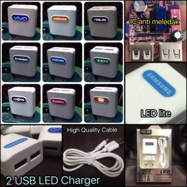 Charger Casan Samsung Oppo Xiaomi Advan Asus lenovo Vivo