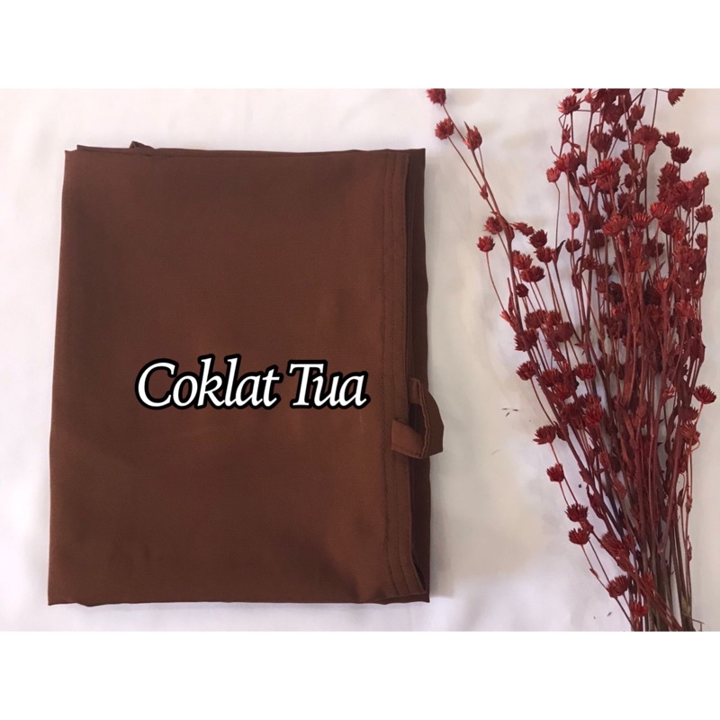 ROK PANJANG MOSCREPE PREMIUM TIDAK NERAWANG-Moscrepe Khaki