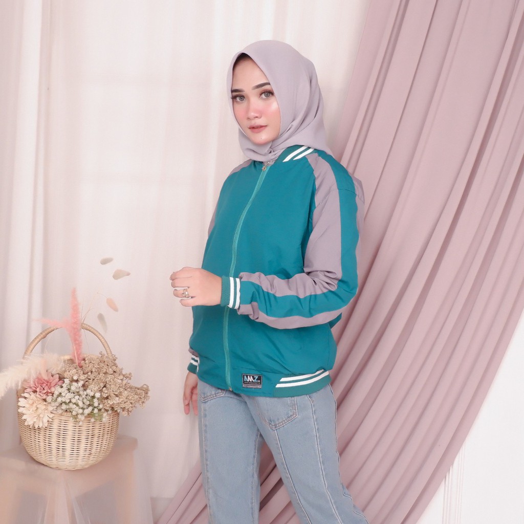 SKJ TOSCA |ManNeedMe x AMZ| Jaket Pria Bomber Jaket Parasut Unisex 2 in 1 ORIGINAL