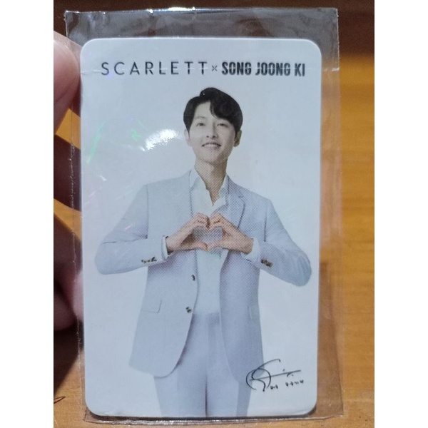 PC PHOTOCARD SONG JOONG KI X SCARLETT