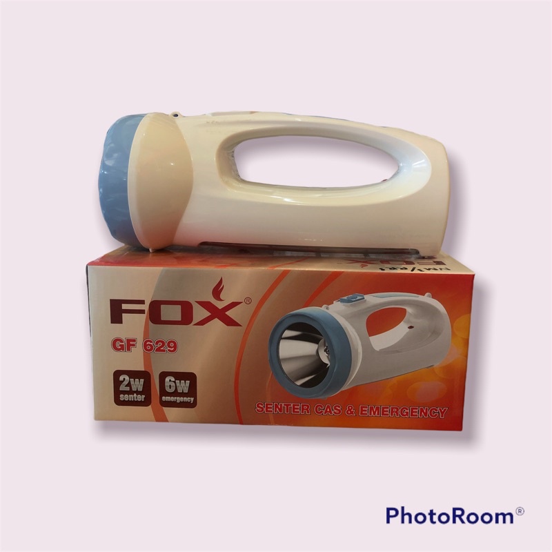 Senter FOX GF 639 | Senter cas + lampu emergency