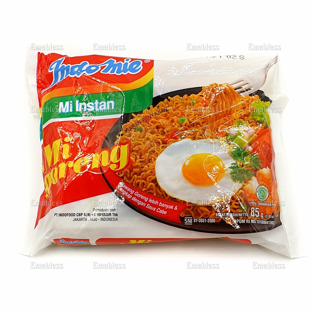 

Paket Isi 2 Indomie Mi Mie Goreng FREE bubble wrap