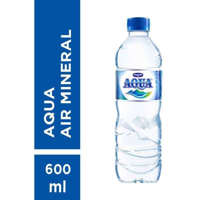 Aqua Air Mineral Botol 600 ml (1 dus isi 24 botol)