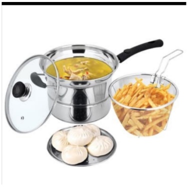 DEEP FRYER 22CM PANCI 3 IN 1 MULTIFUNGSI