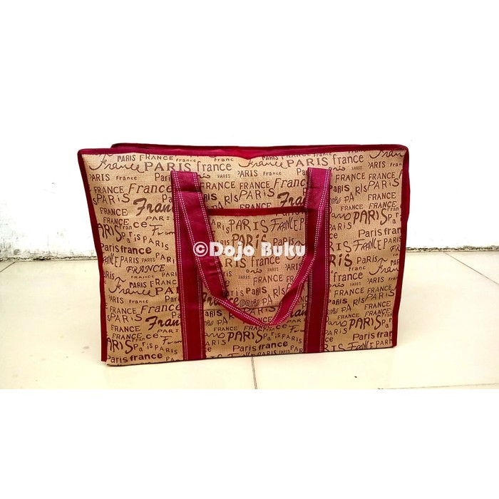 Tas Belanja bawaan pasar Muat banyak Motor Medium Lebar 47x19x32 cm