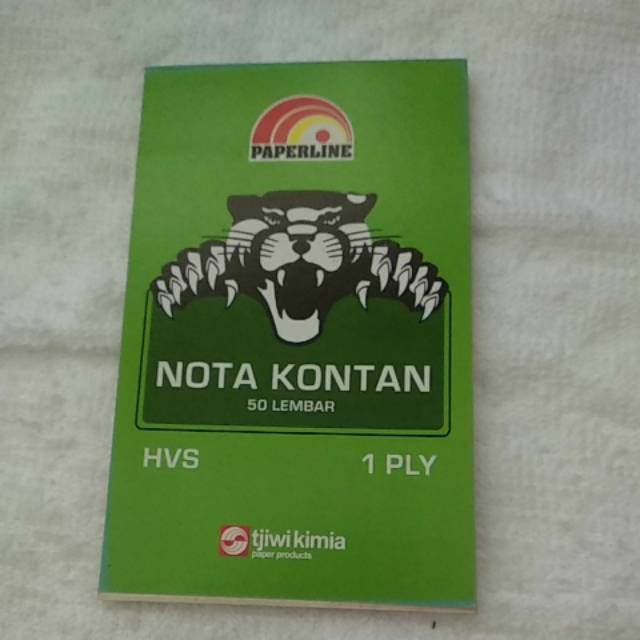 

Nota kontan 1ply