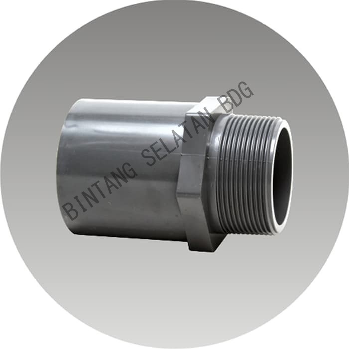 RUCIKA Socket Drat Luar SDL PVC 1&quot; X 1/2&quot; AW / Valve Socket