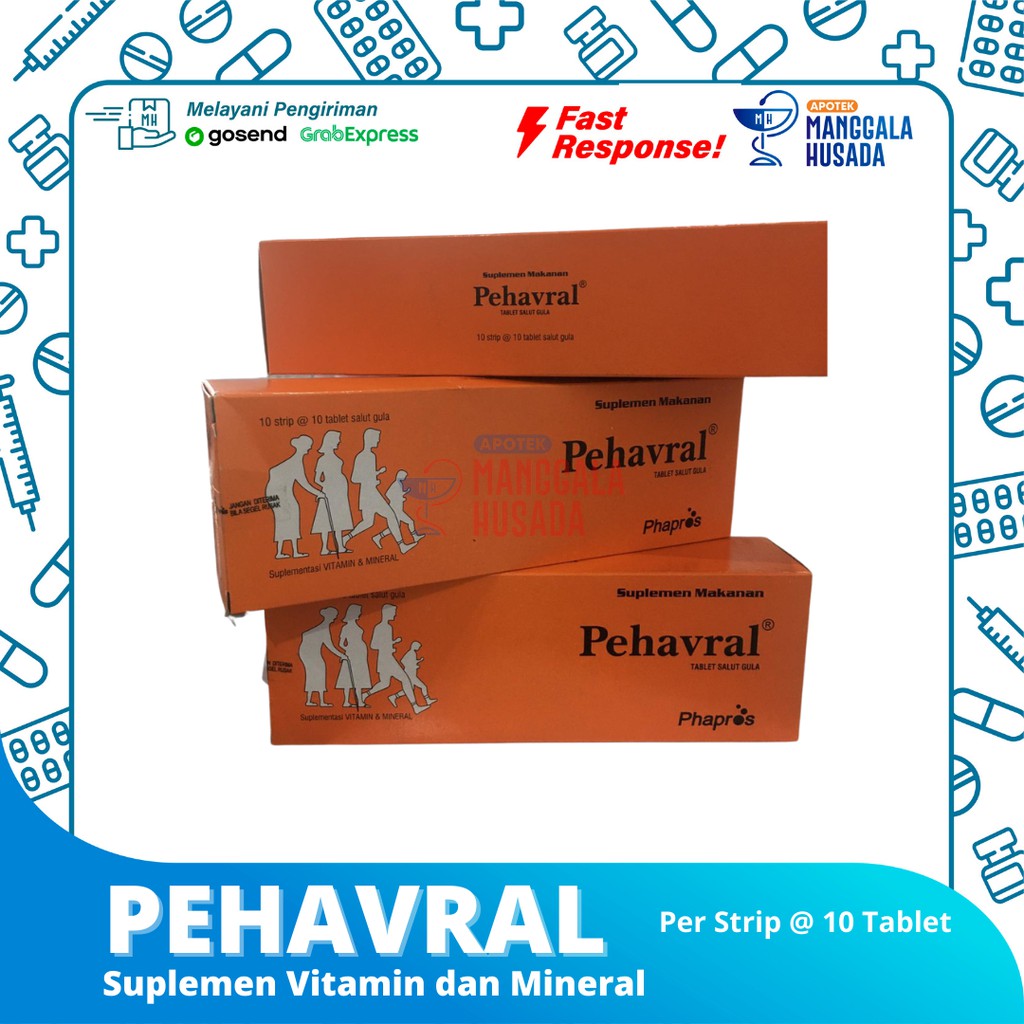 PEHAVRAL MULTIVITAMIN PER STRIP @ 10 TABLET