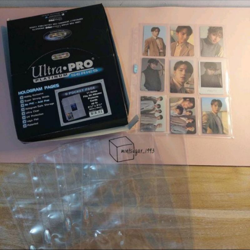 Ultrapro / Ultra Pro sleeve/ isi binder / refill binder 9pocket / 9p platinum series