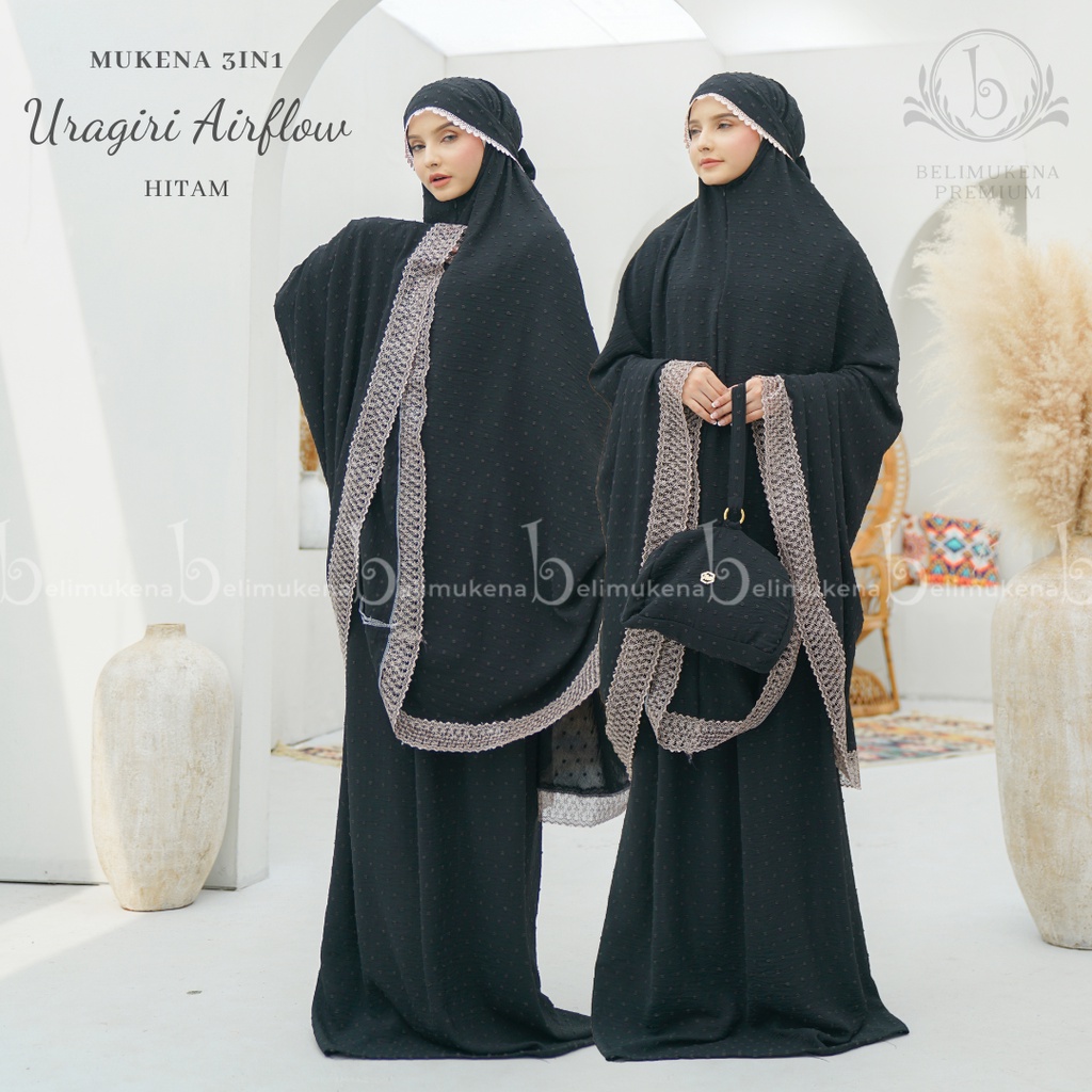 Mukena Dewasa Jumbo 3in1 Uragiri Airflow