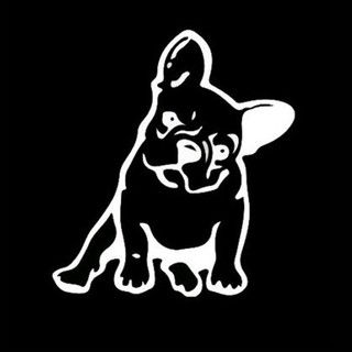 Stiker Motif Kartun Anjing Bully Warna Hitam Untuk Mobil Shopee