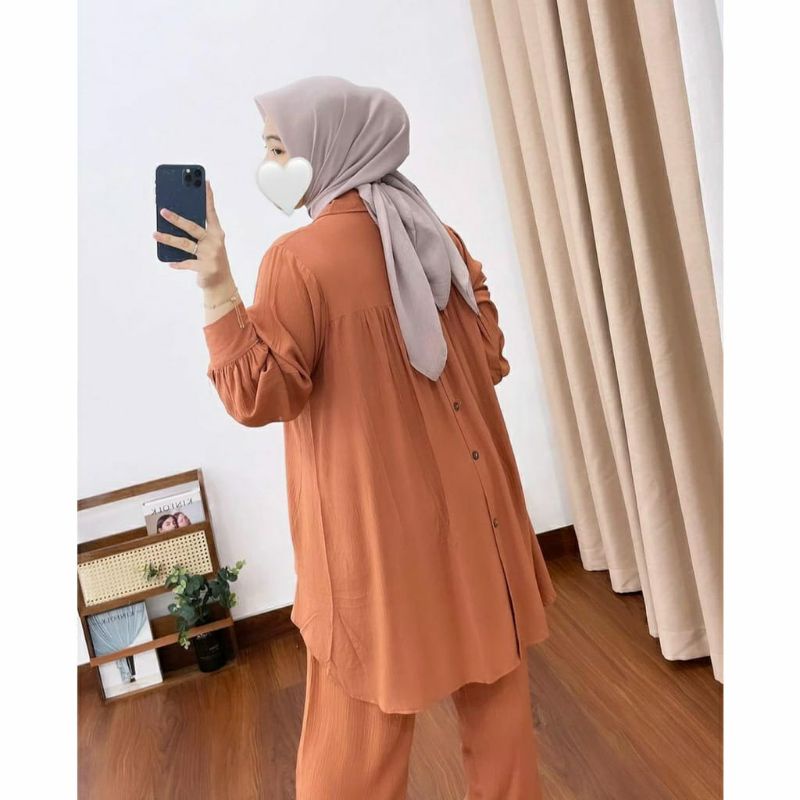 JEYKA ONESET TUNIK CRINCLE