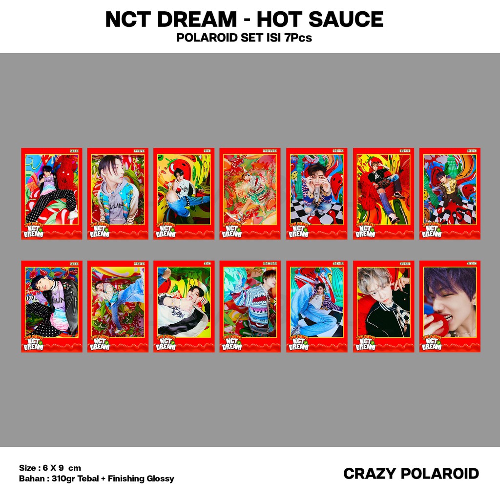 Polaroid NCT DREAM Hot Sauce - Crazy