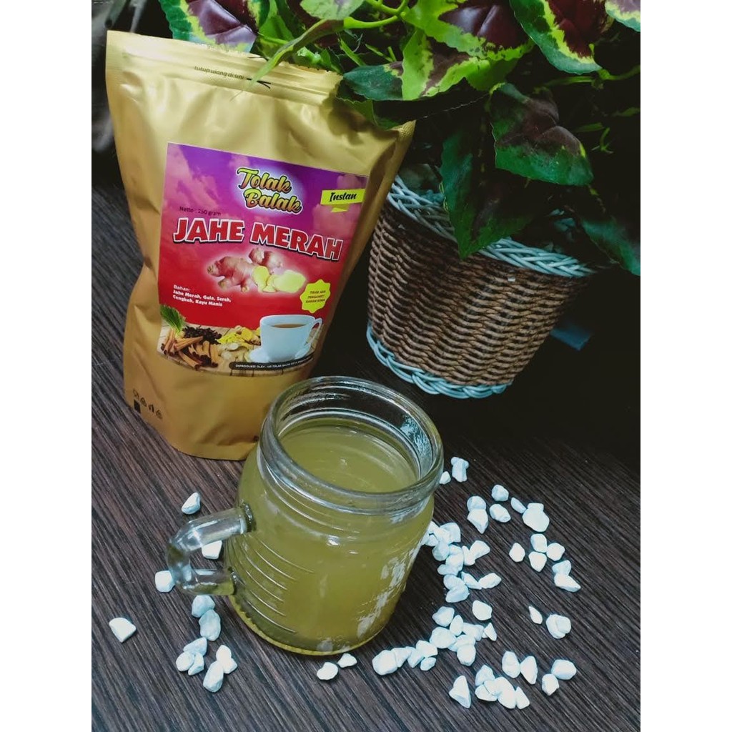 

Jahe merah instan Tolak Balak Jahe merah alami tanpa pengawet/bahan kimia