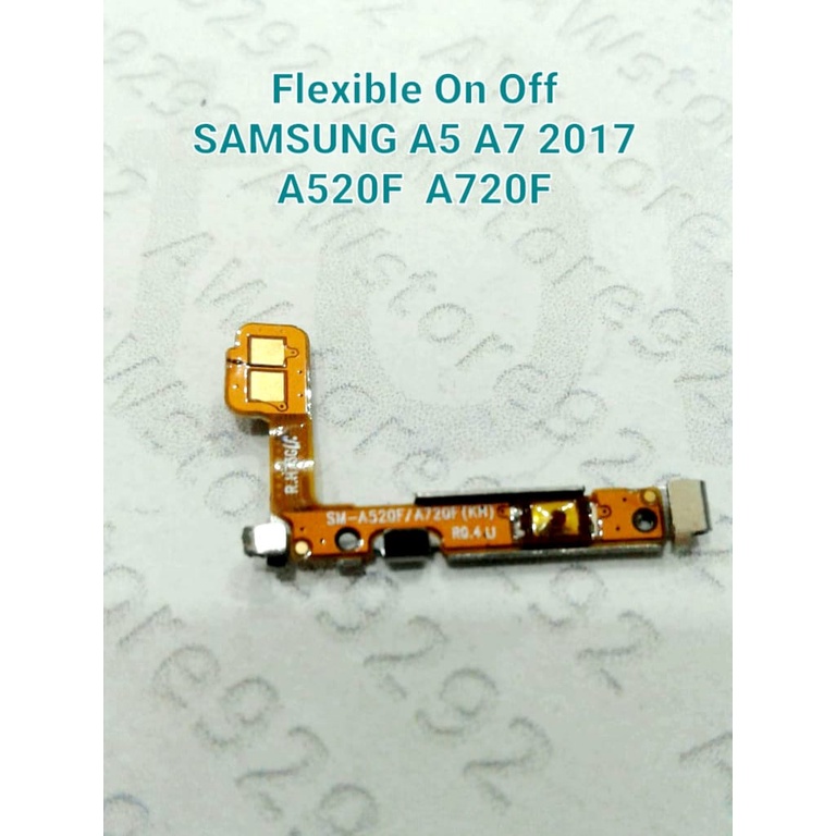 Flex Flexibel Flexible Power On Off Samsung A5 2017 A520F A7 2017 A720F