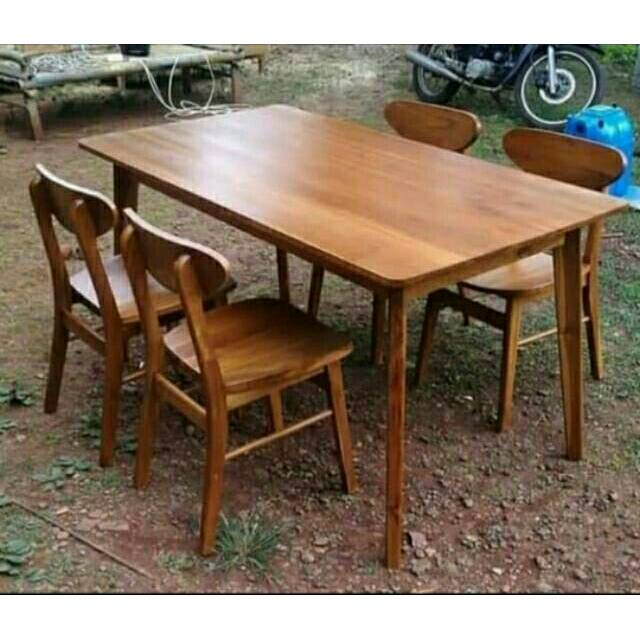 Meja makan kayu jati  meubel jepara  furniture jepara  