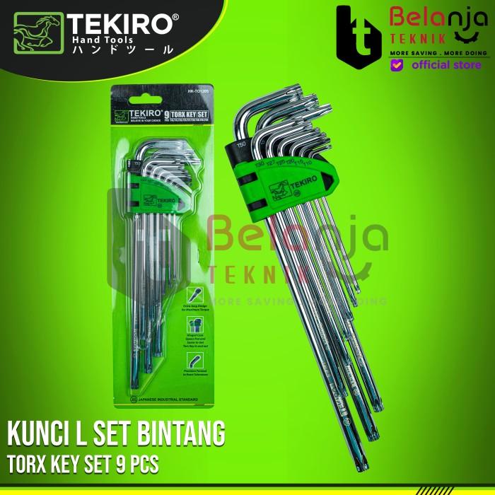 Kunci Tekiro Kunci L Set Bintang 9 Pcs Kunci L Bintang Set 9Pcs Tekiro