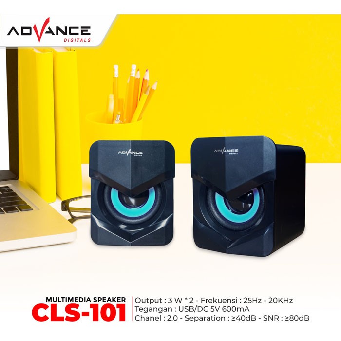 Advance CLS-101 Multimedia Speaker Super Bass 2.0 Channel