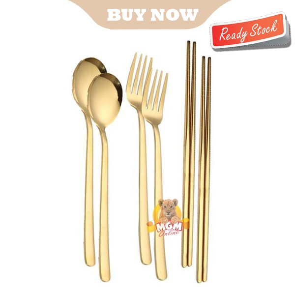 Gold SUJEO sendok makan emas korea Gold dinner Spoon korean