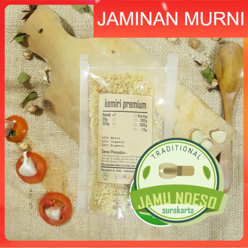 

KEMIRI BUBUK PREMIUM 100 GRAM - Aleurites Moluccanus - MURNI - JSR - REMPAH
